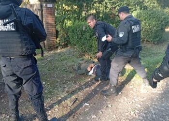 Escobar: Un delincuente fue detenido por la Policía Municipal gracias al empleo de armas no letales