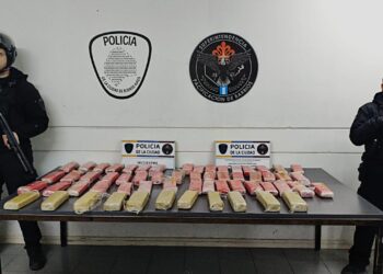La Policía secuestró 43 kilos de marihuana en Zavaleta y detuvo a dos hermanos