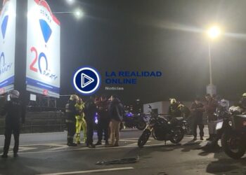 Un agente motorizado resultó herido durante la cápsula presidencial en Autopista 25 de Mayo